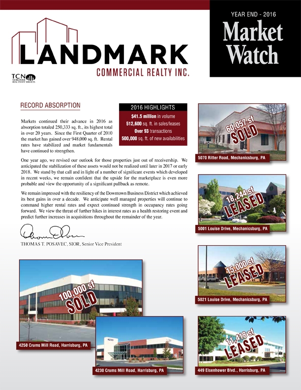landmark market watch - year end 2016