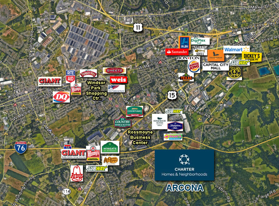 Landmark Commercial Realty Retail Map