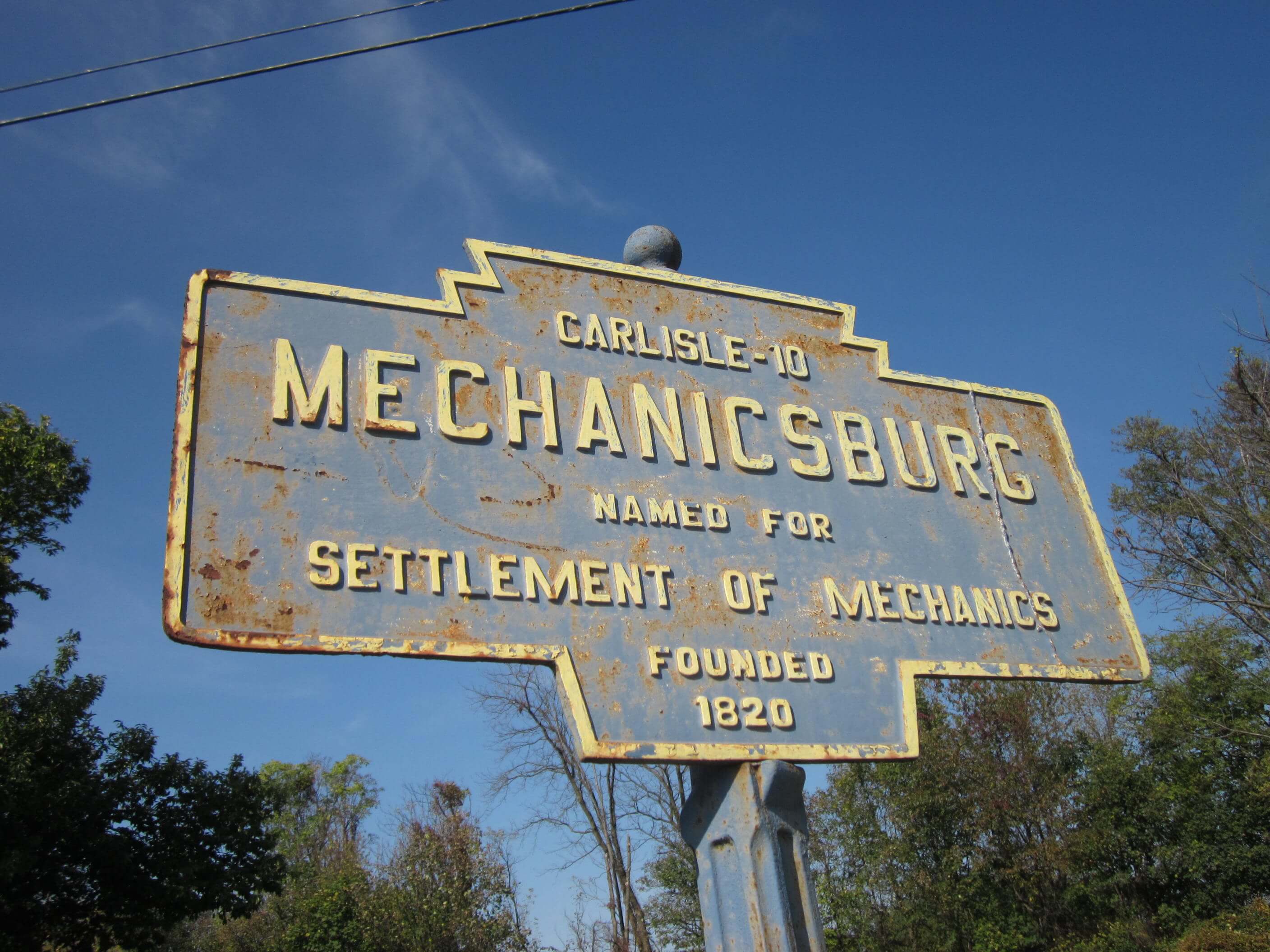 Mechanicsburg Sign