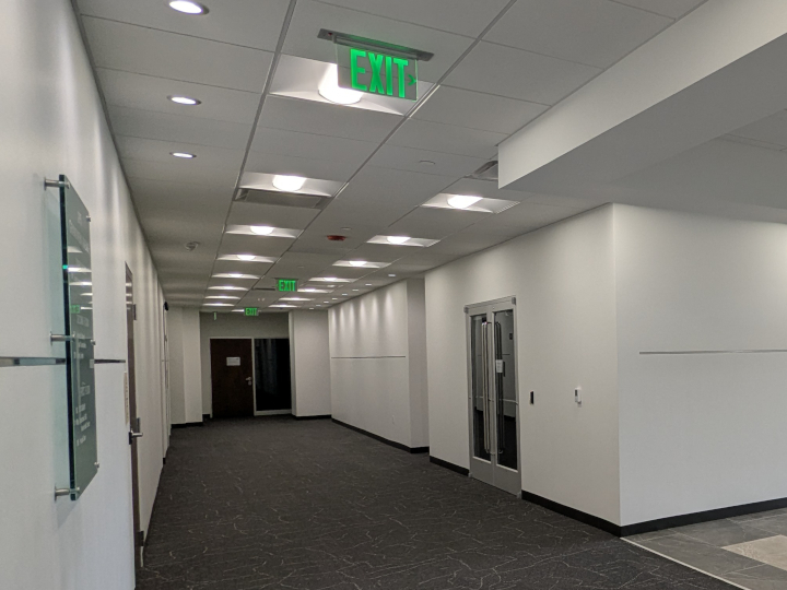 A hallway in 275 Grandview Avenue after renovations