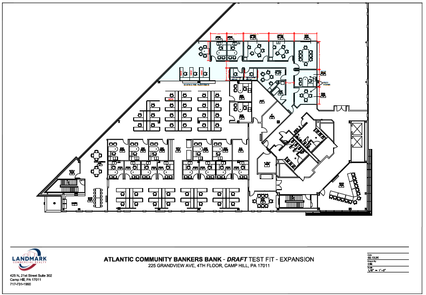 Floor plan of ACBB's new office