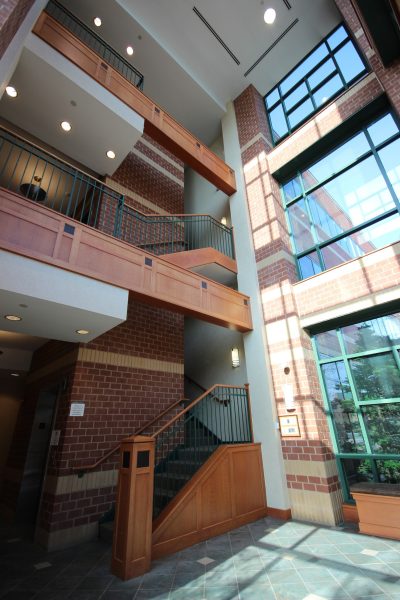 evergreen center stairwell